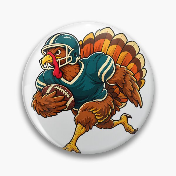 Item preview, Women's Football Turkey Funny Thanksgiving Running Cartoon Back V-Neck T-Shirt designed and sold by KeathyArt.