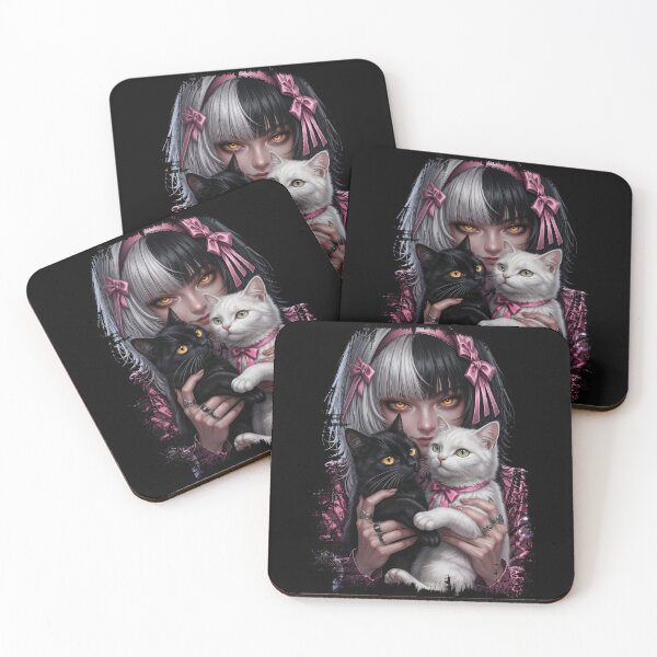 Item preview, Yin and Yang Companions - Monochrome Magic designed and sold by HexOne.
