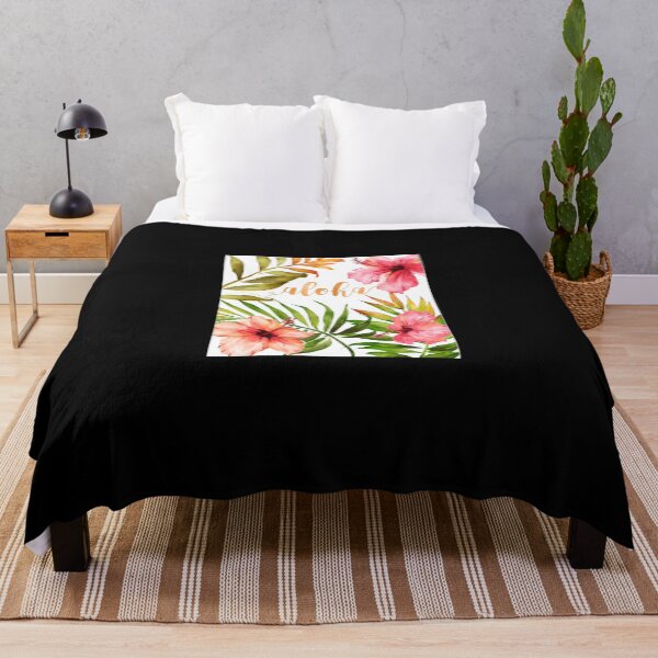 Item preview, Aloha-Tropical-Hawaiian-Floral-Watercolor designed and sold by stoferken.