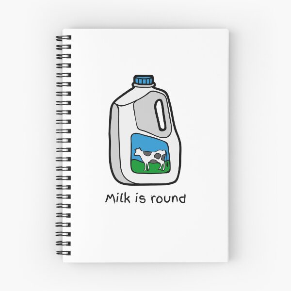Item preview, Milk is Round designed and sold by Dutch Bunny Trading LLC.