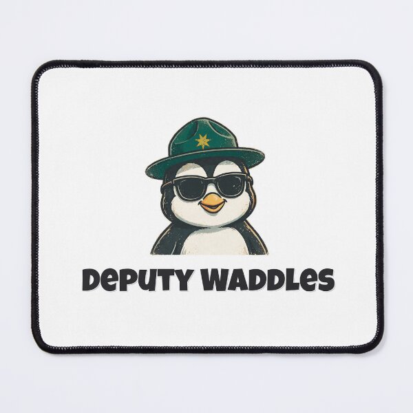 Item preview, Deputy Waddles Funny Penguin Deputy Design designed and sold by Wild Shades.
