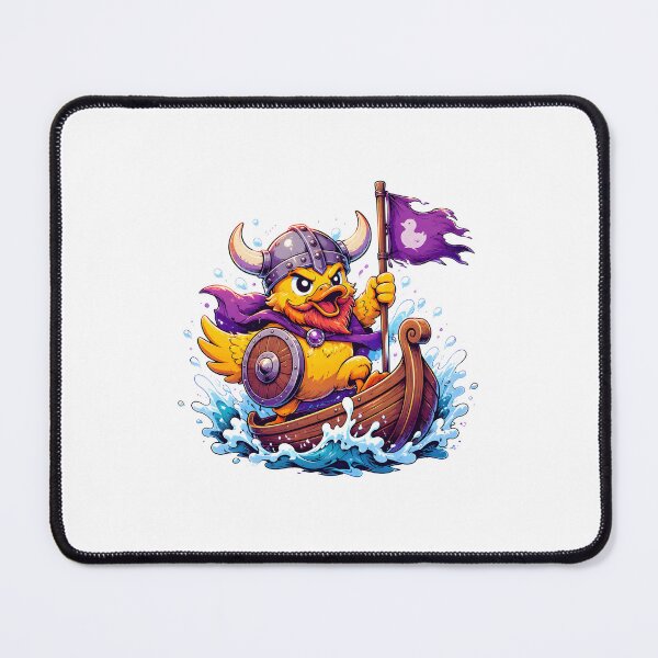 Item preview, rubber duck rubber duckie viking duck viking helmet vikings designed and sold by JasonsSpider.