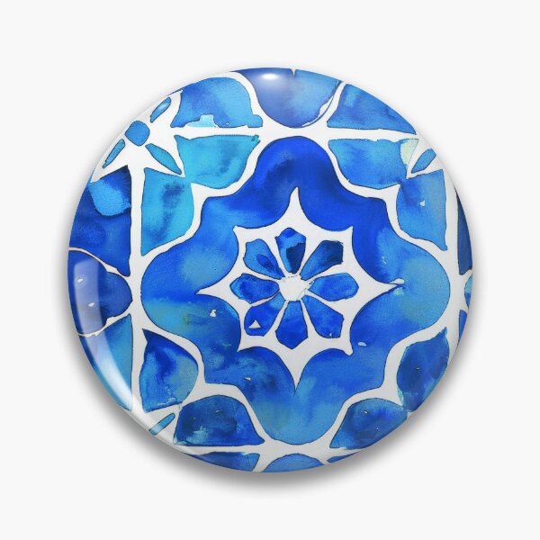 Item preview, Blue And White Portuguese Azulejo Vintage Tile Pattern designed and sold by DEC02.