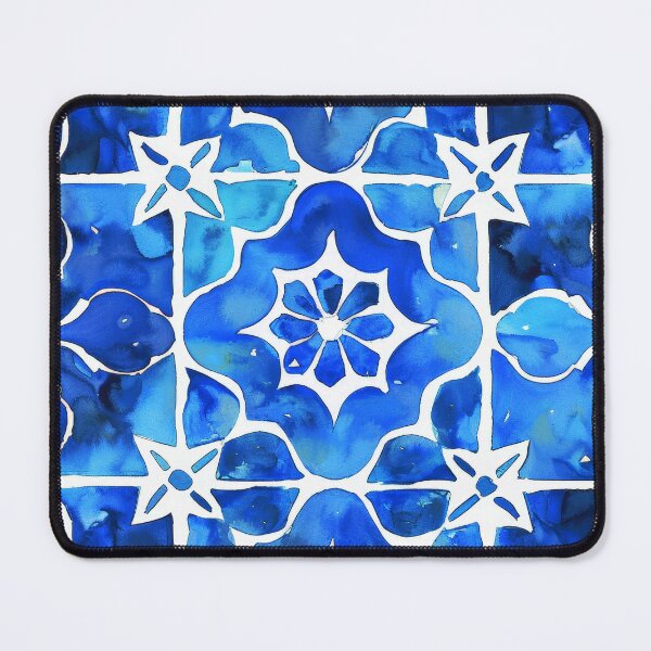 Item preview, Blue And White Portuguese Azulejo Vintage Tile Pattern designed and sold by DEC02.