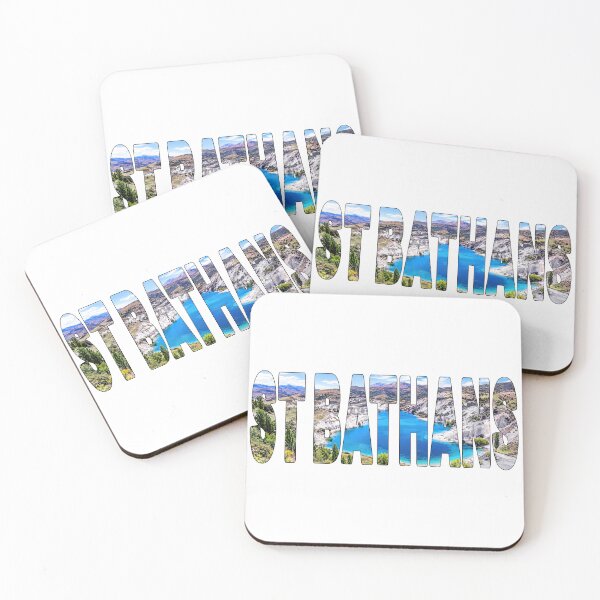 Item preview, ST BATHANS - Central Otago New Zealand Blue Lake Gold Coal Mining Town designed and sold by Adam Gormley.