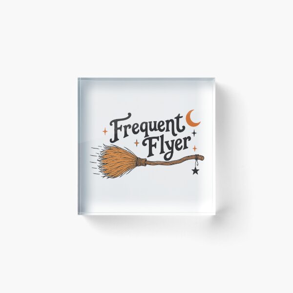 Item preview, Frequent Flyer - Witchy Halloween Design designed and sold by CampAndCoast.