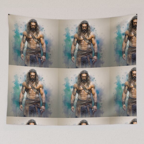 Item preview, Jason Momoa Watercolor designed and sold by Solace Sparkles.