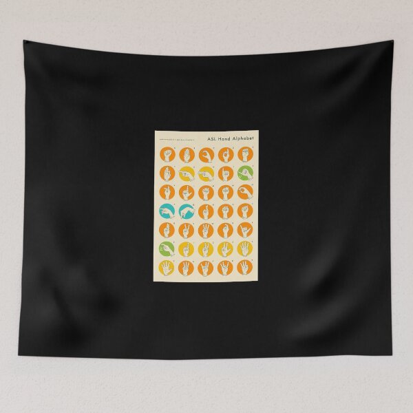 Item preview, American-Sign-Language-Hand-Alphabet designed and sold by fajenwynde.