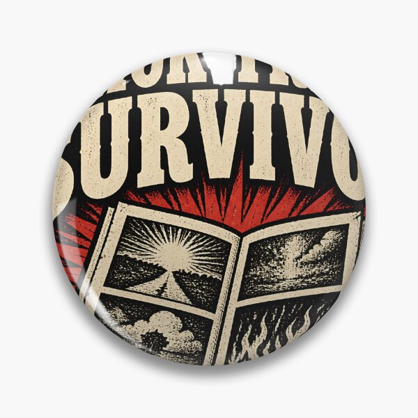 Item preview, Chick Tract Survivor Funny Exvangelical Woodcut Shirt designed and sold by GloryandFame.