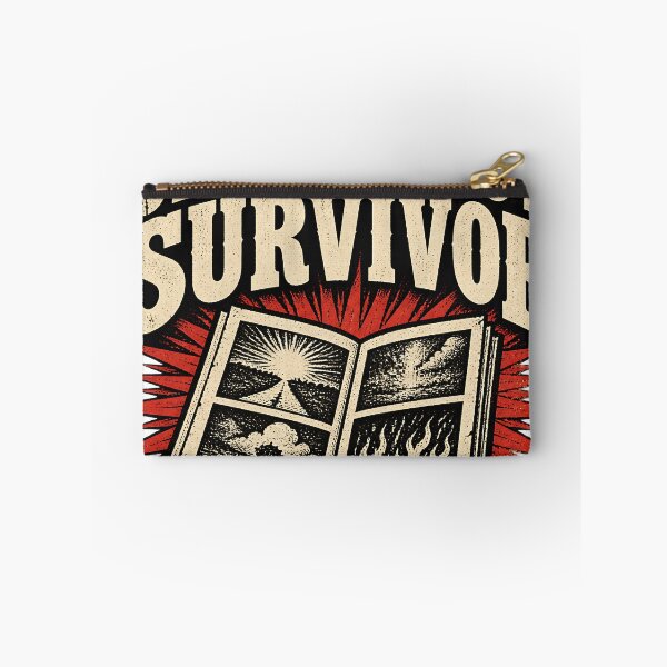 Item preview, Chick Tract Survivor Funny Exvangelical Woodcut Shirt designed and sold by GloryandFame.