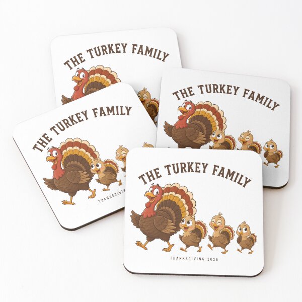 Item preview, The Turkey Family Matching Thanksgiving Holiday  designed and sold by RoyesButler.