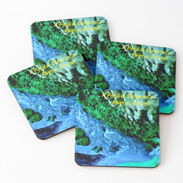 Item preview, A Pond is Stagnant a River Is vibrant designed and sold by Harold122Jade.