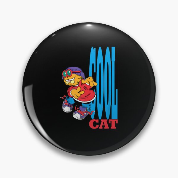 Artikelvorschau, Coole Katze im Retro-Stil der 90er-Jahre, Cartoon-Katze, Vintage-Kätzchen-Grafikdesign entworfen und verkauft von rebmanst.
