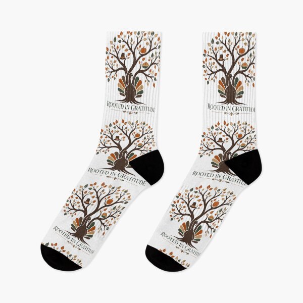 Aperçu de l'œuvre Arbre de Thanksgiving d'automne enraciné dans la gratitude créée et vendue par RoyesButler.