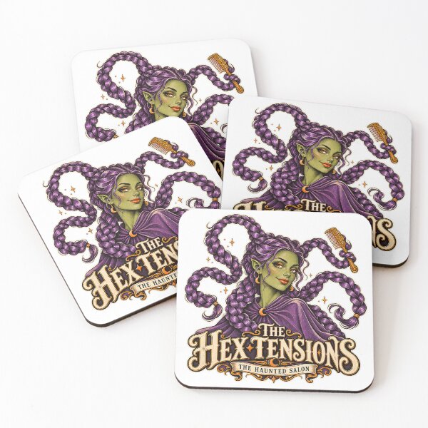 Item preview, THE HAUNTED SALON COLLECTION - THE HEX-TENSIONS designed and sold by WheelieGdArt.