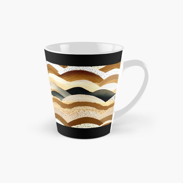 Item preview, Boho Caramel, Cream, And Earthtones Decorative Wavy Pattern designed and sold by DEC02.