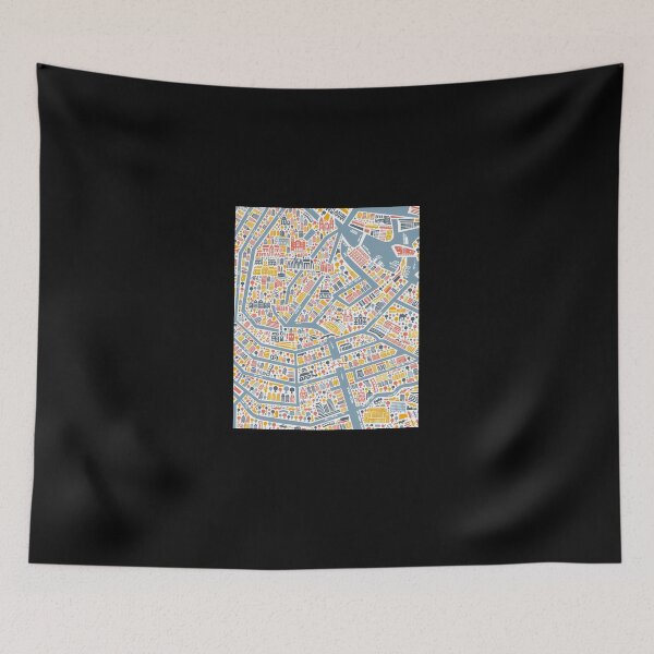 Item preview, Amsterdam-City-Map designed and sold by fajenwynde.