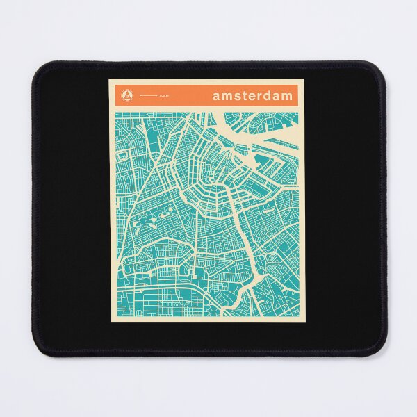 Item preview, Amsterdam-Map-(1) designed and sold by stoferken.