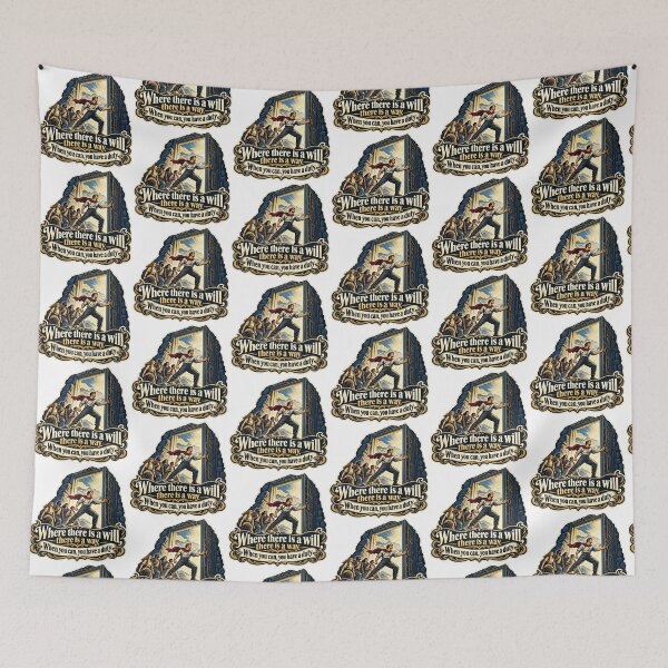 Item preview, Where There Is a Will Holding the Door Open designed and sold by DesignArtEmpire.