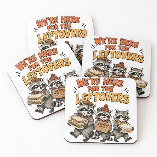 Item preview, We're Here For The Leftovers Funny Thanksgiving designed and sold by RoyesButler.