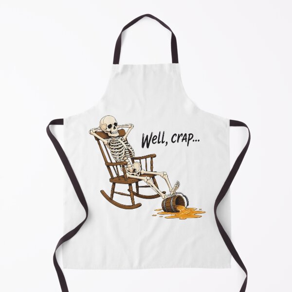 Item preview, well crap skeleton beer spill funny humor designed and sold by JasonsSpider.