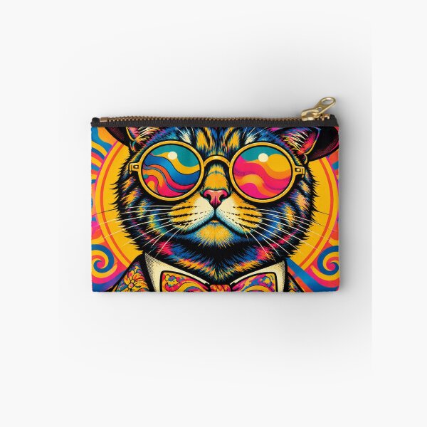 Item preview, Psychedelic Cat in a Top Hat designed and sold by orange-grape.