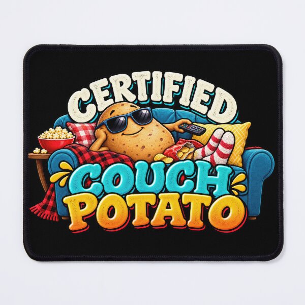 Item preview, Certified Couch Potato designed and sold by Elisabeth Lucas.