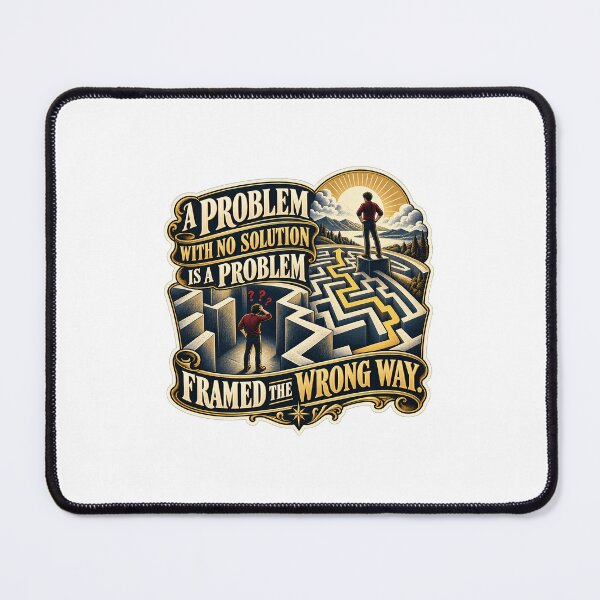 Item preview, Reframe the Problem Maze Viewed From Above designed and sold by DesignArtEmpire.