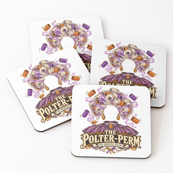 Item preview, THE HAUNTED SALON COLLECTION - THE POLTER-PERM designed and sold by WheelieGdArt.