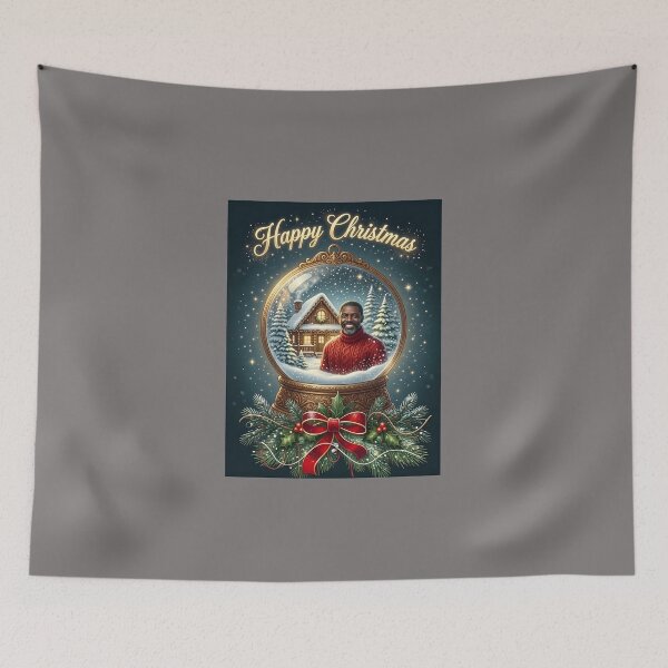 Item preview, Idris Elba Christmas Portrait Holiday Greeting-79 designed and sold by ReinhildFischer.