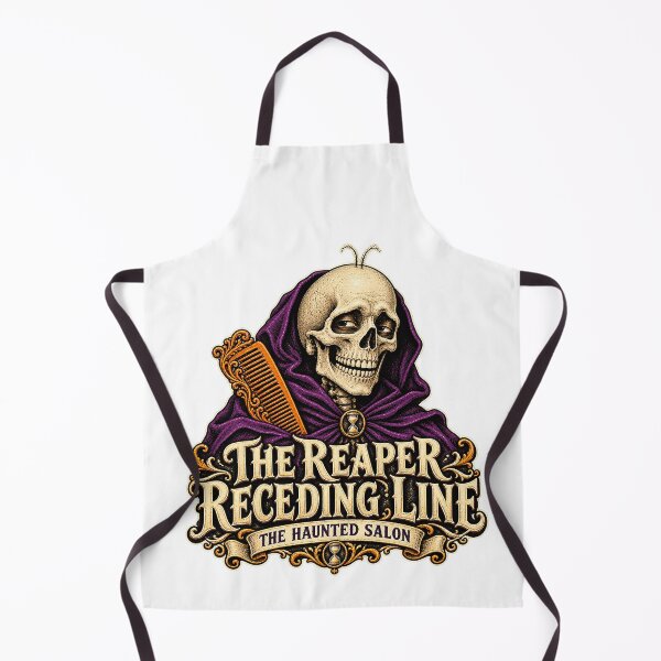 Item preview, THE HAUNTED SALON COLLECTION - THE REAPER RECEDING LINE designed and sold by WheelieGdArt.