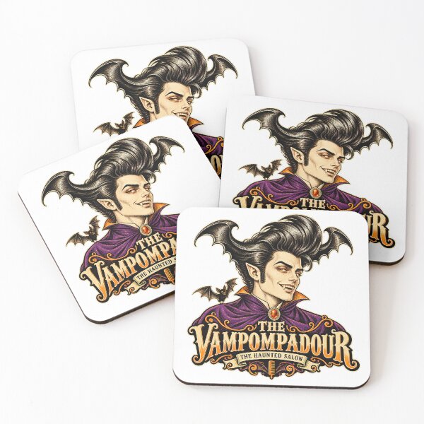 Item preview, THE HAUNTED SALON COLLECTION - THE VAMPOMPADOUR designed and sold by WheelieGdArt.