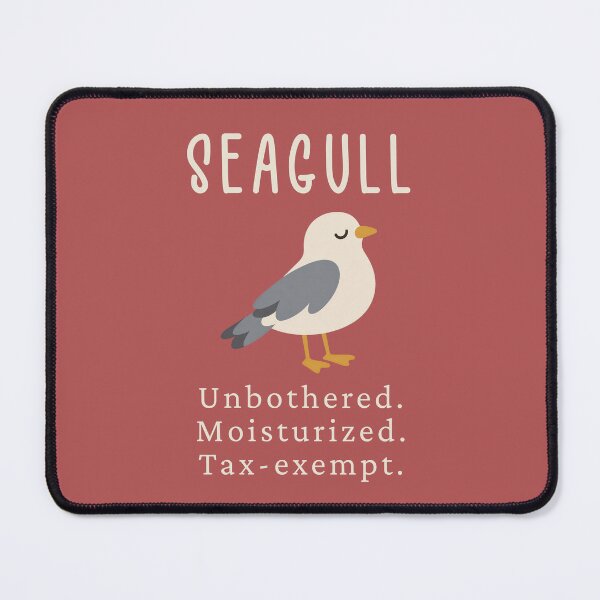 Item preview, Funny Seagull Tax Evasion Humor designed and sold by whimsyswan.
