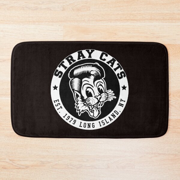 Item preview, Retro Cat Band Emblem Long Island NY designed and sold by Artful-Blooms.