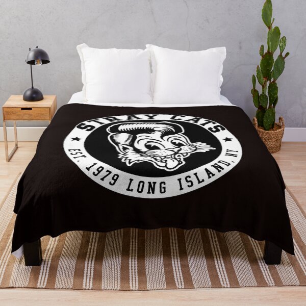 Item preview, Retro Cat Band Emblem Long Island NY designed and sold by Artful-Blooms.