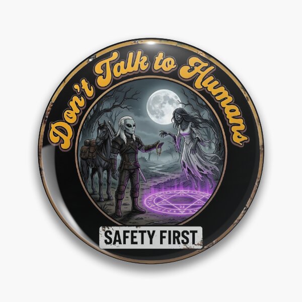 Item preview, Sci Fi Retro White Wolf Medieval Monster Hunter Floating Ghost Specter Magic Purple Light Comic designed and sold by AeroCodeDesigns.