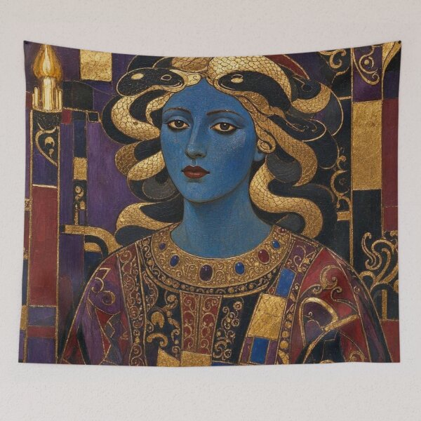 Item preview, Medieval Medusa Art designed and sold by TheDarkWardrobe.