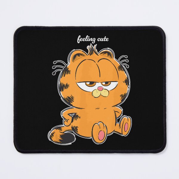 Item preview, Feeling Too Cute Moody Chibi Pose Funny Orange Cat Aesthetic designed and sold by rebmanst.