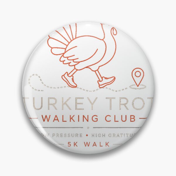 Item preview, Turkey Trot 5K Walking Club Turkey T-Shirt designed and sold by Pahagh19.