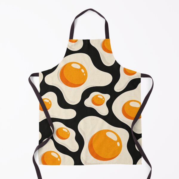 Item preview, Retro Fried Egg Pattern designed and sold by orange-grape.