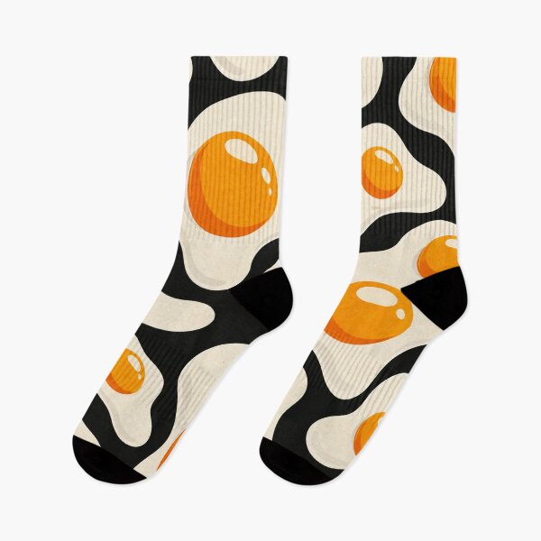 Item preview, Retro Fried Egg Pattern designed and sold by orange-grape.