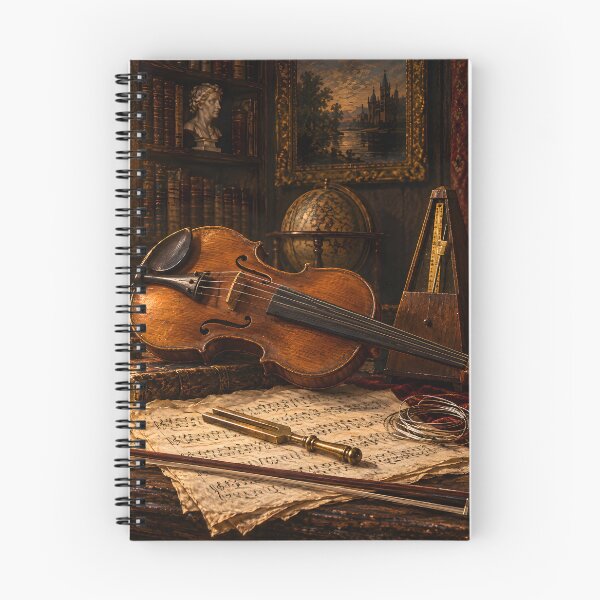 Item preview, The Antique Music Collector | Vintage Classical Music Still Life designed and sold by DoReMiStudio.