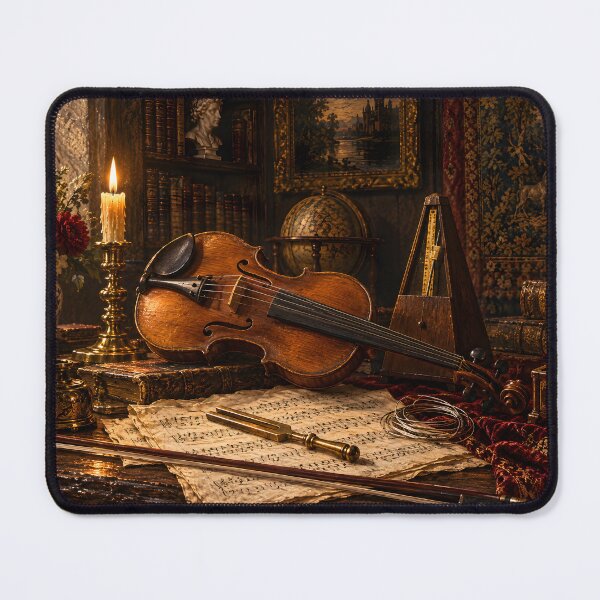 Item preview, The Antique Music Collector | Vintage Classical Music Still Life designed and sold by DoReMiStudio.