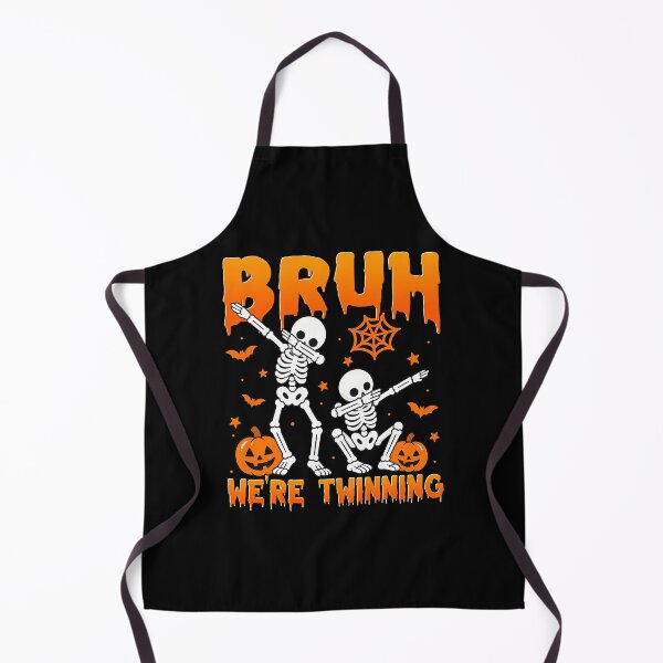 Item preview, Bruh We're Twinning Halloween Twin Day Skeletons designed and sold by barrycantre11.