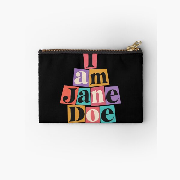 Item preview, I Am Jane Doe Colorful Cutout Lettering designed and sold by haitrieuic96.