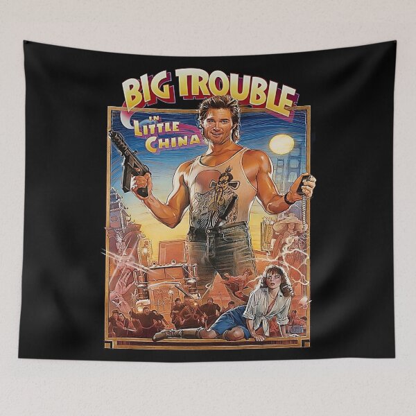 Item preview, Big Trouble In Little China Movie Poster designed and sold by Lucy Goosy Art.
