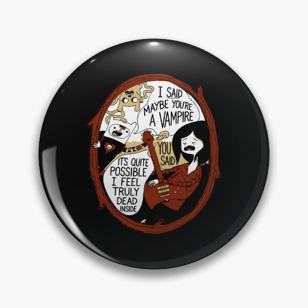 Item preview, Finn Marceline Vampire Dead Inside Quote Art designed and sold by KarienaleeKk.