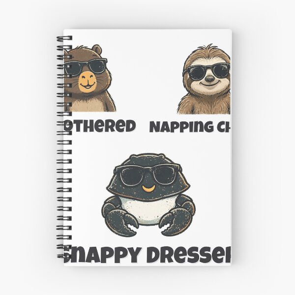Item preview, Capybara, Sloth & Crab Funny Sticker Pack designed and sold by Wild Shades.