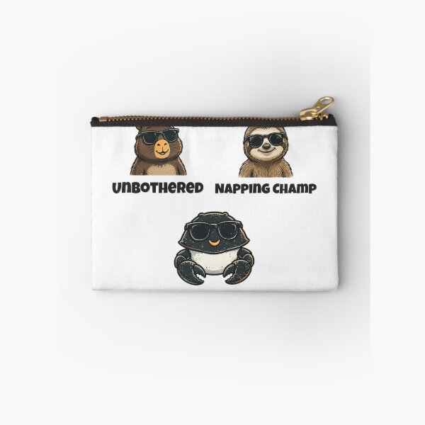 Item preview, Capybara, Sloth & Crab Funny Sticker Pack designed and sold by Wild Shades.