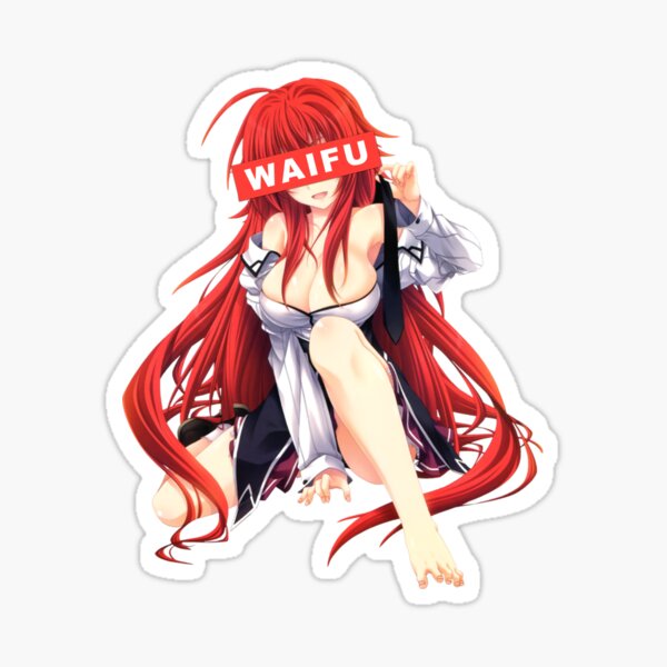 Rias Waifu (日本人と外国人) Sticker